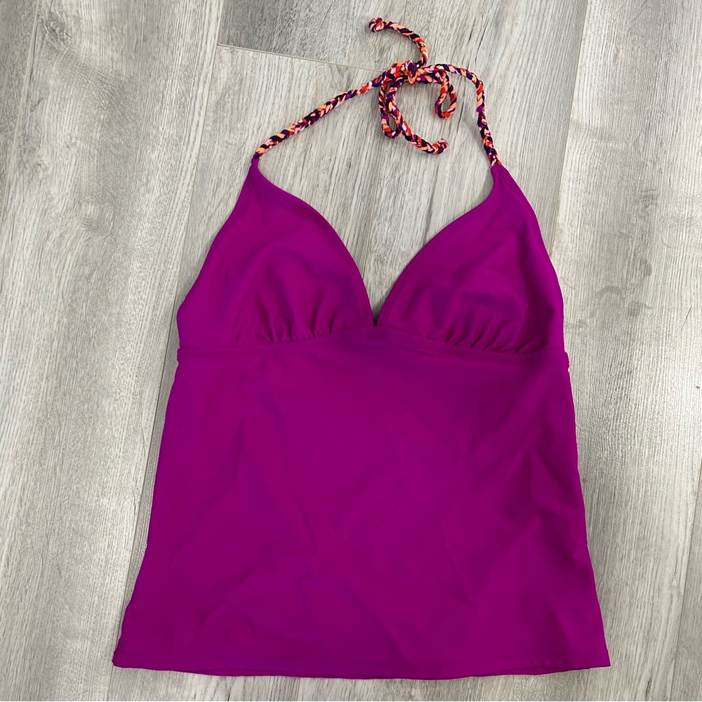 Old Navy - Swim Top - Purple with braided strap
